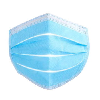 3 capas azul médico desechable cara máscara