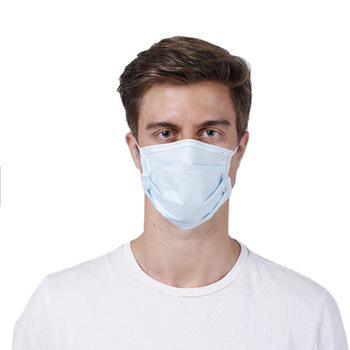 HUA SHUAI Earloop And Non Woven Mask Dental Cotton ffp Surgical White 3 ply Disposable Face Mask Manufacturer High Quality