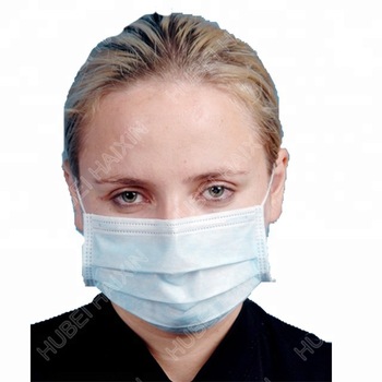 Color personalizado de 3 capas no-tejido de hospital cara desechable máscara cara Mascarilla anti virus del Ébola cara máscara fabricante