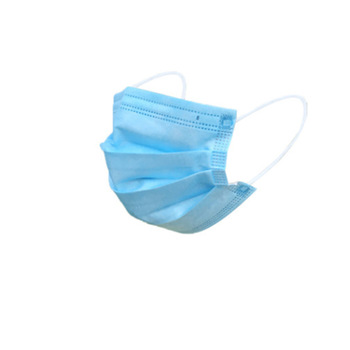 Make 3 Ply Blue custom PP non-woven filter fabric disposable face mask