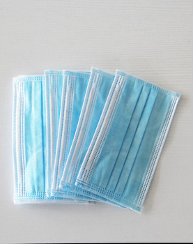 medical supply wholesale 3ply nonwoven disposable face mask bfe 98% surgical mask certification in stock