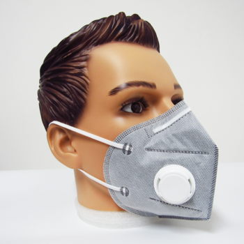 Disposable Air Pollution Foldable KN95 Face Dust Mask with Valve