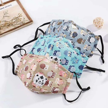 Los niños de moda KN95 cara máscara lindo sublimado de máscaras desechables niños gancho