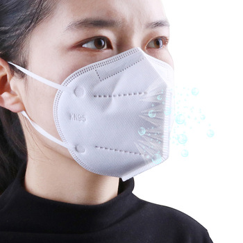 Anhui China 5 capas Kn95 contra la contaminación y Haze válvula de respiración máscara no tejida máscara de polvo de fábrica en Stock