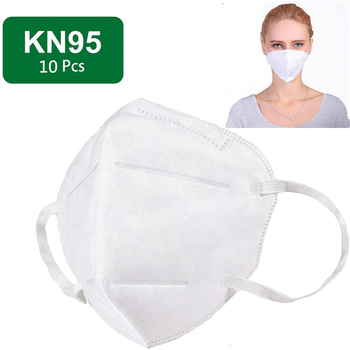 Filtración de nivel 95% bfe95 no tejida 3-ply desechable kn95 protección cara máscara